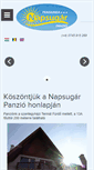 Mobile Screenshot of napsugar-panzio.ro
